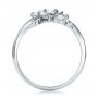 18k White Gold 18k White Gold Custom Diamond Ring - Front View -  100841 - Thumbnail