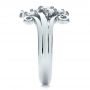 18k White Gold 18k White Gold Custom Diamond Ring - Side View -  100841 - Thumbnail