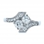 Custom Diamond Ring - Top View -  1421 - Thumbnail