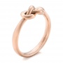  18K Gold 18K Gold Custom Infinity Knot Fashion Ring - Three-Quarter View -  102294 - Thumbnail