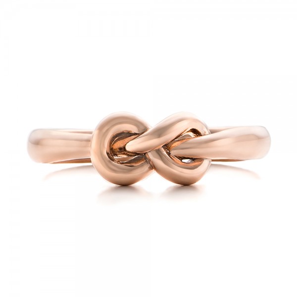  14K Gold Custom Infinity Knot Fashion Ring - Top View -  102294