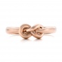  14K Gold Custom Infinity Knot Fashion Ring - Top View -  102294 - Thumbnail