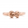  14K Gold Custom Infinity Knot Fashion Ring - Top View -  102294 - Thumbnail