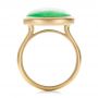 14k Yellow Gold 14k Yellow Gold Custom Jade Cabochon Fashion Ring - Front View -  101997 - Thumbnail