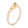 14k Rose Gold 14k Rose Gold Custom Marquise Citrine Fashion Ring - Three-Quarter View -  103635 - Thumbnail