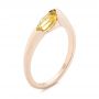 18k Rose Gold 18k Rose Gold Custom Marquise Citrine Fashion Ring - Three-Quarter View -  103635 - Thumbnail