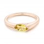 18k Rose Gold 18k Rose Gold Custom Marquise Citrine Fashion Ring - Flat View -  103635 - Thumbnail