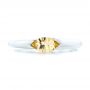 14k White Gold 14k White Gold Custom Marquise Citrine Fashion Ring - Top View -  103635 - Thumbnail