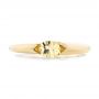 14k Yellow Gold Custom Marquise Citrine Fashion Ring - Top View -  103635 - Thumbnail