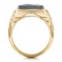 18k Yellow Gold 18k Yellow Gold Custom Men's Signet Ring - Front View -  101267 - Thumbnail