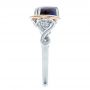  Platinum And 14k Rose Gold Platinum And 14k Rose Gold Custom Opal And Diamond Fashion Ring - Side View -  102117 - Thumbnail