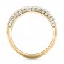 14k Yellow Gold 14k Yellow Gold Custom Pave Diamond Fashion Ring - Front View -  102890 - Thumbnail