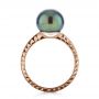 18k Rose Gold 18k Rose Gold Custom Pearl Ring - Front View -  1166 - Thumbnail