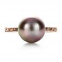 14k Rose Gold 14k Rose Gold Custom Pearl Ring - Top View -  1167 - Thumbnail