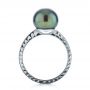 18k White Gold 18k White Gold Custom Pearl Ring - Front View -  1166 - Thumbnail