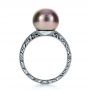  Platinum Platinum Custom Pearl Ring - Front View -  1167 - Thumbnail