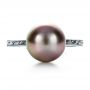 18k White Gold 18k White Gold Custom Pearl Ring - Top View -  1167 - Thumbnail