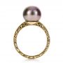 14k Yellow Gold 14k Yellow Gold Custom Pearl Ring - Front View -  1167 - Thumbnail