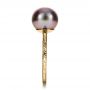 14k Yellow Gold 14k Yellow Gold Custom Pearl Ring - Side View -  1167 - Thumbnail