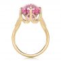 18k Yellow Gold 18k Yellow Gold Custom Pink Tourmaline And Diamond Anniversary Ring - Front View -  102316 - Thumbnail