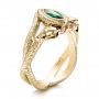 14k Yellow Gold And Platinum 14k Yellow Gold And Platinum Custom Ring Of Barahir - Three-Quarter View -  101867 - Thumbnail