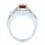  Platinum And 14K Gold Platinum And 14K Gold Custom Ruby And Diamond Fashion Ring - Front View -  102883 - Thumbnail