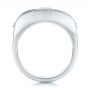  Platinum And Platinum Platinum And Platinum Custom Two-tone Diamond Fashion Ring - Front View -  102224 - Thumbnail