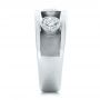  Platinum And Platinum Platinum And Platinum Custom Two-tone Diamond Fashion Ring - Side View -  102224 - Thumbnail