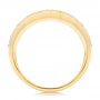 18k Yellow Gold 18k Yellow Gold Diamond And Sapphire Fashion Ring - Front View -  107163 - Thumbnail