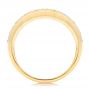 14k Yellow Gold Diamond And Sapphire Fashion Ring - Front View -  107163 - Thumbnail
