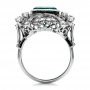 Emerald And Diamond Ring - Front View -  100737 - Thumbnail