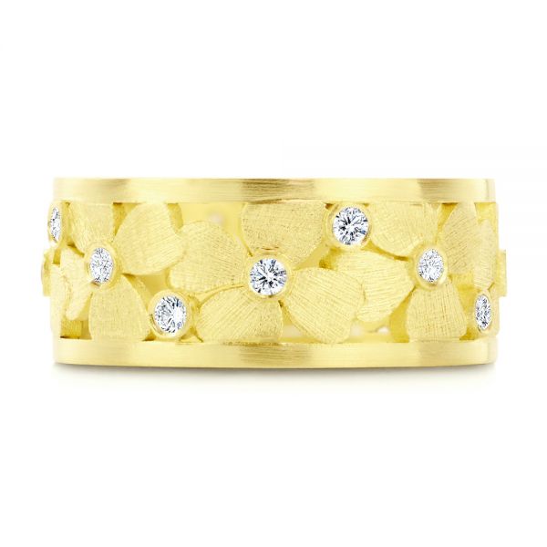 Floral Eternity Fashion Ring - Top View -  107250