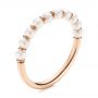 18k Rose Gold 18k Rose Gold Freshwater Cultured Pearl Ring - Three-Quarter View -  106146 - Thumbnail
