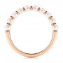 14k Rose Gold 14k Rose Gold Freshwater Cultured Pearl Ring - Front View -  106146 - Thumbnail