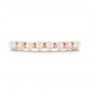 14k Rose Gold 14k Rose Gold Freshwater Cultured Pearl Ring - Top View -  106146 - Thumbnail