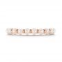 18k Rose Gold 18k Rose Gold Freshwater Cultured Pearl Ring - Top View -  106146 - Thumbnail