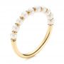 14k Yellow Gold Freshwater Cultured Pearl Ring - Three-Quarter View -  106146 - Thumbnail