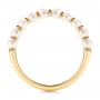 14k Yellow Gold Freshwater Cultured Pearl Ring - Front View -  106146 - Thumbnail