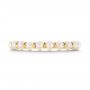 14k Yellow Gold Freshwater Cultured Pearl Ring - Top View -  106146 - Thumbnail
