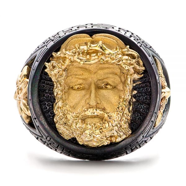 Jesus Ring - Capitan Collection - Flat View - 101972