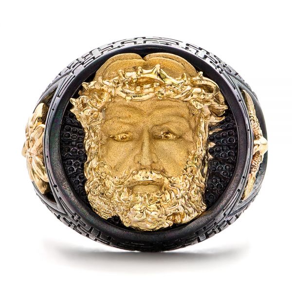 Jesus Ring - Capitan Collection - Flat View -  101972