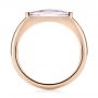 14k Rose Gold 14k Rose Gold Lavender Amethyst Fashion Ring - Front View -  103763 - Thumbnail