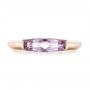 18k Rose Gold 18k Rose Gold Lavender Amethyst Fashion Ring - Top View -  103763 - Thumbnail