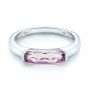  Platinum Platinum Lavender Amethyst Fashion Ring - Flat View -  103763 - Thumbnail