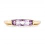 18k Yellow Gold 18k Yellow Gold Lavender Amethyst Fashion Ring - Top View -  103763 - Thumbnail