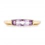 18k Yellow Gold 18k Yellow Gold Lavender Amethyst Fashion Ring - Top View -  103763 - Thumbnail