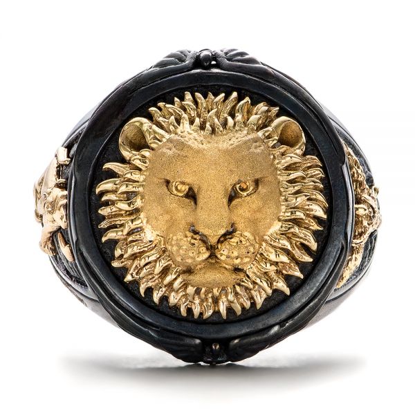 Lion Ring - Capitan Collection - Flat View - 101973