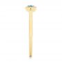  Yellow Gold Yellow Gold London Blue Topaz Ring - Side View -  106579 - Thumbnail