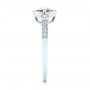  Platinum Platinum London Blue Topaz And Diamond Fashion Ring - Side View -  103765 - Thumbnail