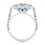  Platinum Platinum London Blue Topaz And Diamond Ring - Front View -  104997 - Thumbnail